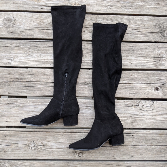 ⭐STEVE MADDEN Over the Knee Heeled Boots⭐ - Picture 5 of 6